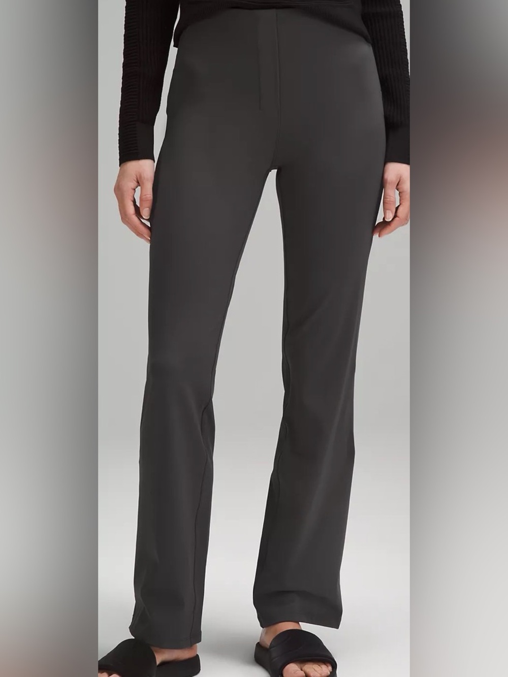 lululemon athletica Women Black Stretch Dress Pants